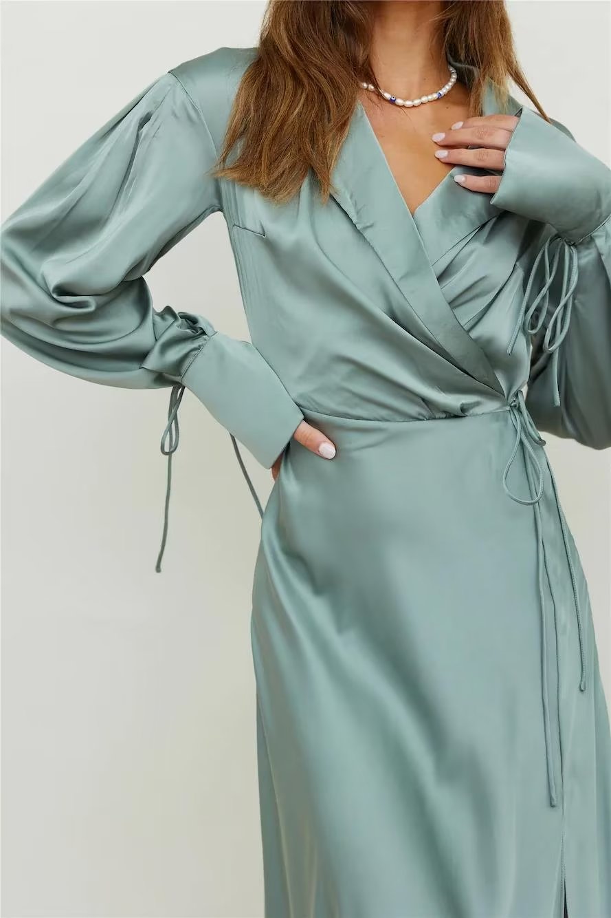Lace up Stomach Blanket Midi Dress