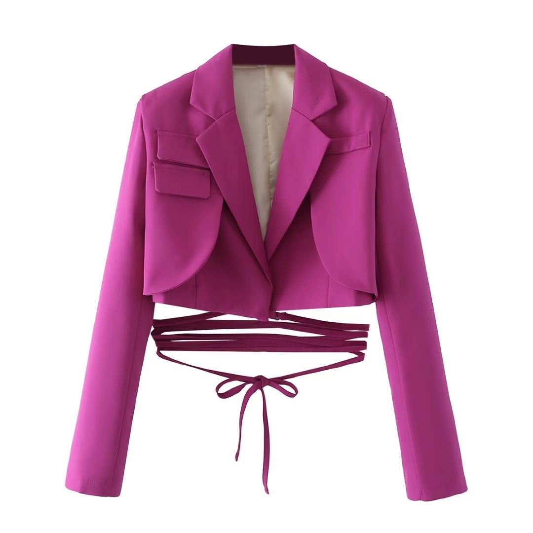 Long Sleeve Lace Blazer