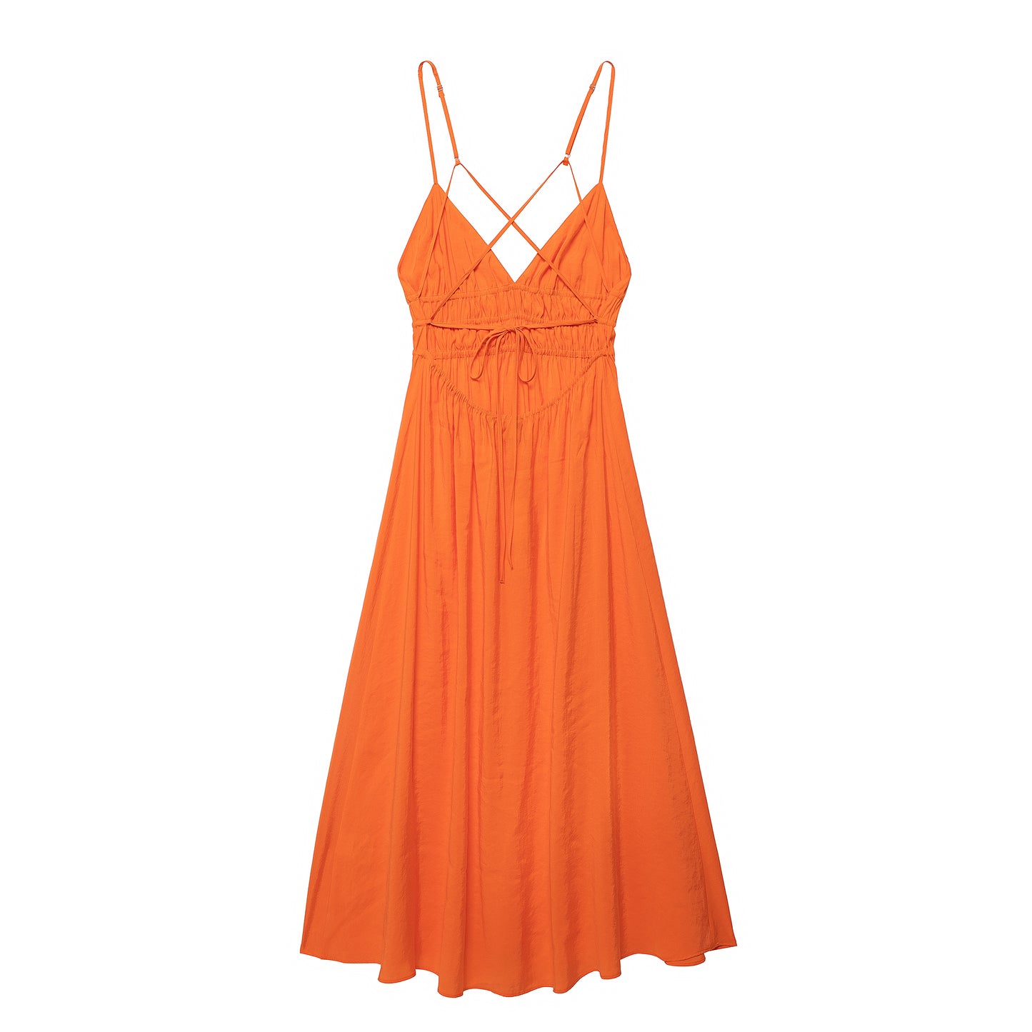 Elegant Slightly Mature Backless Drape Dress