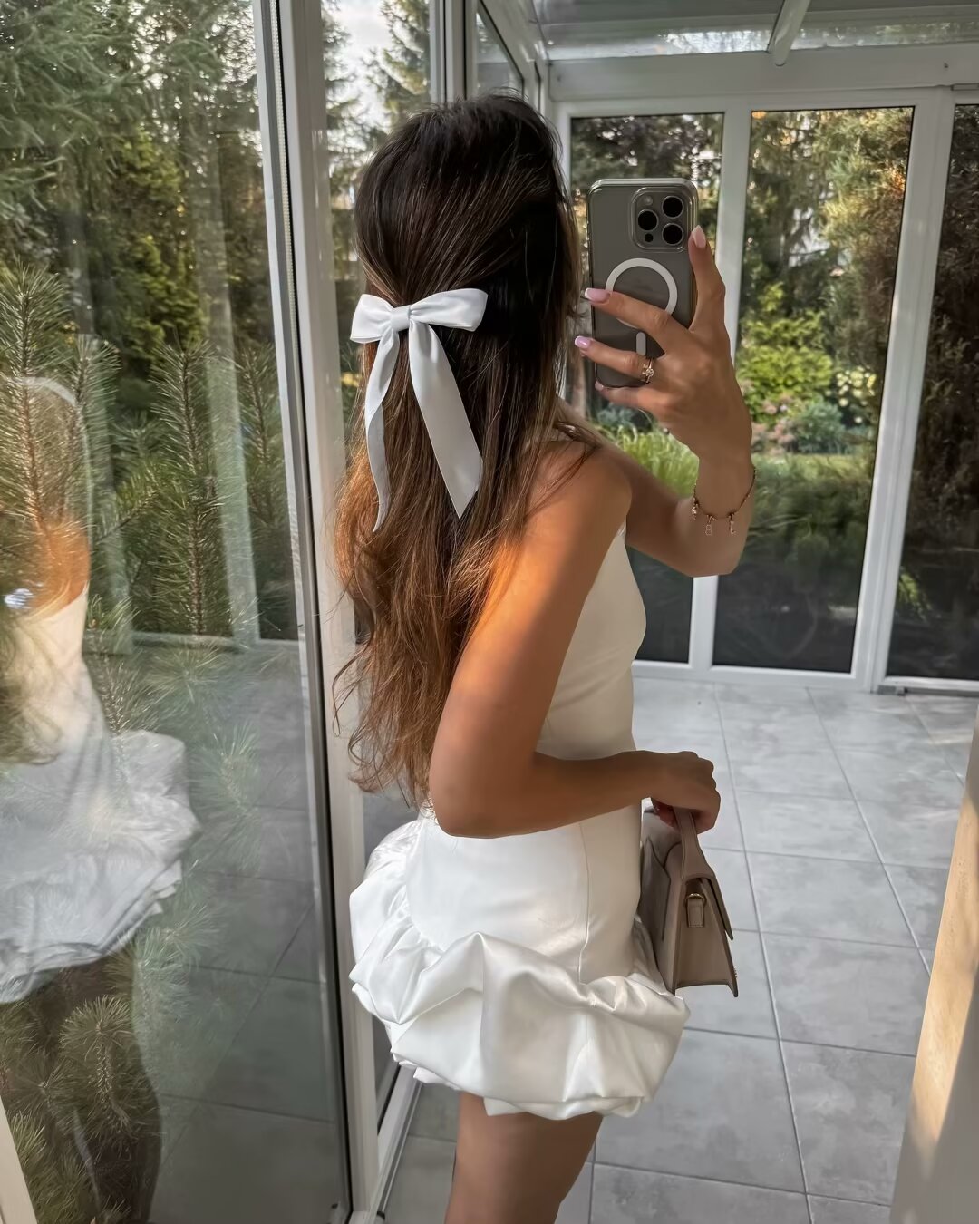 Women Solid Color Frilled Sleeveless Dress
