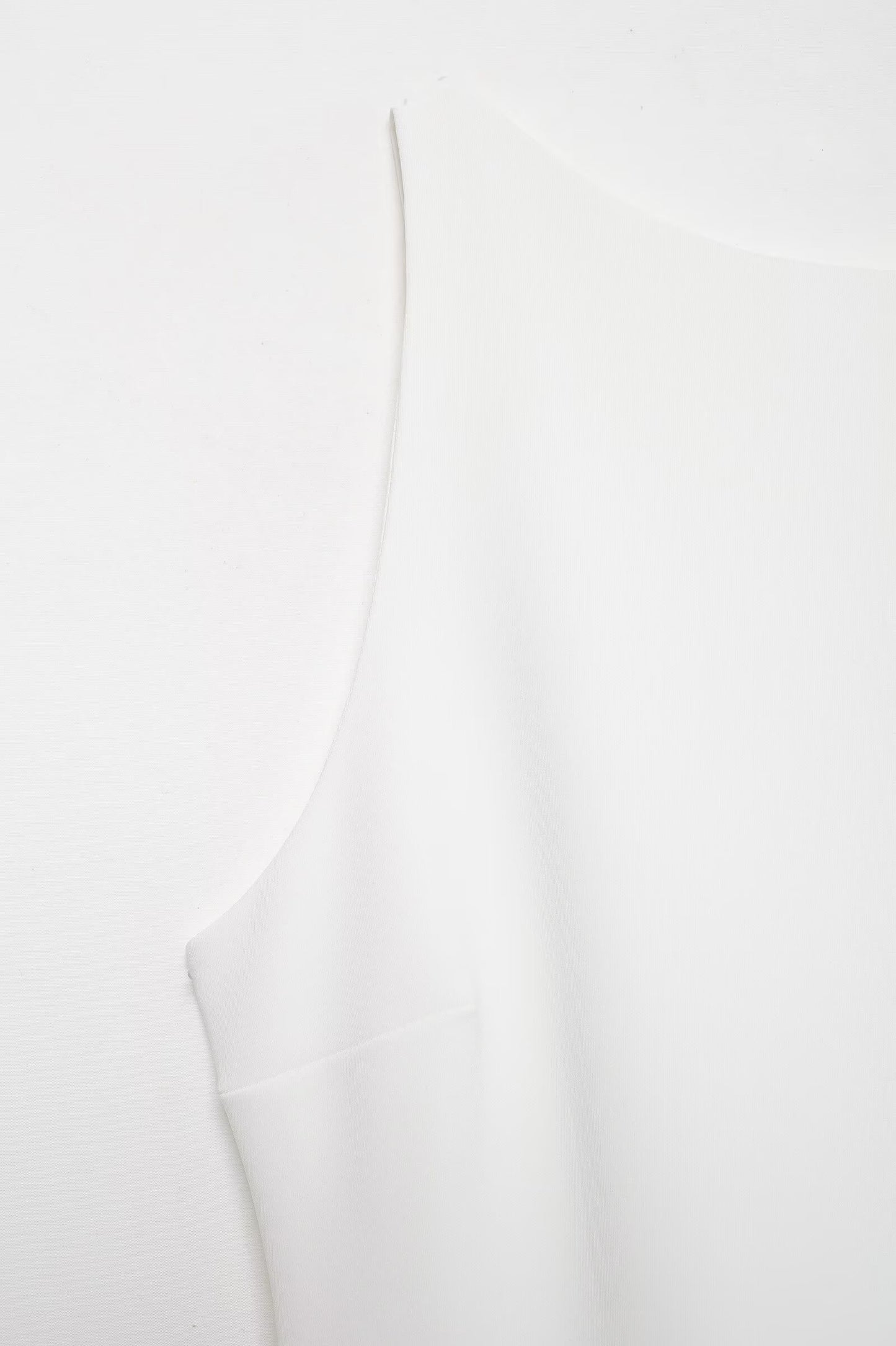 Women Solid Color Frilled Sleeveless Dress