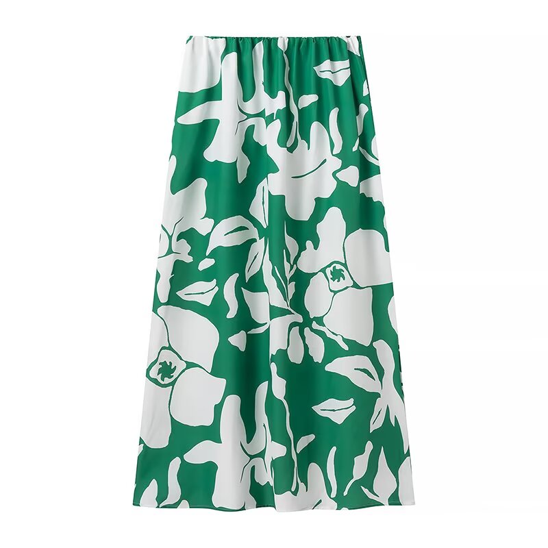 Women Clothing Summer Halter Short Top Skirt Set