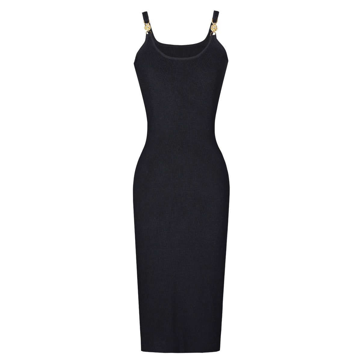 "Suspender Sleeveless Knitted Dress Set"