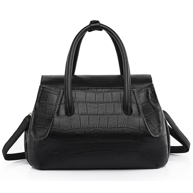 High Grade Crocodile Pattern Multiple Compartment Bag