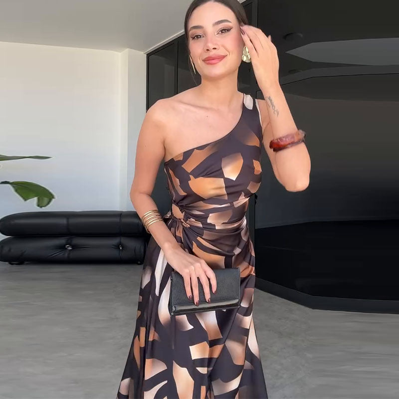 Sleeveless Design Maxi Dress