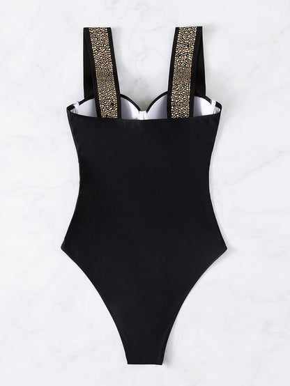 One Piece  Steel Bracket Push up Swimsuit