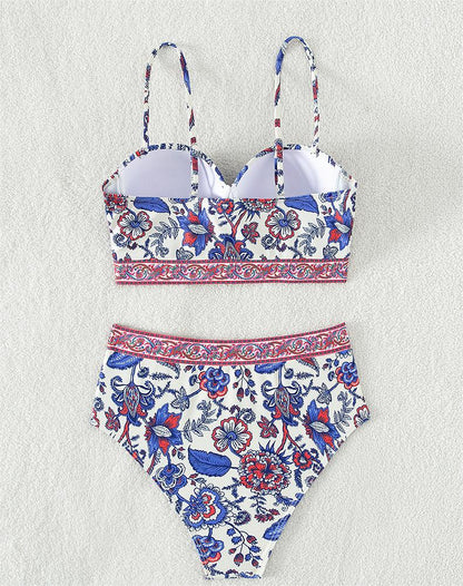 High Waist Push Up Bikini Swimming Suit