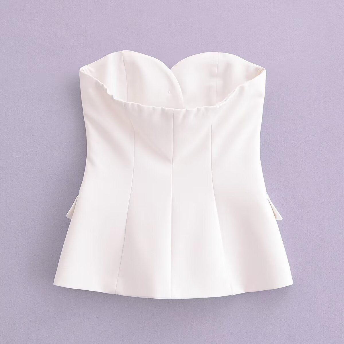 Women  Silk Satin Corset Top