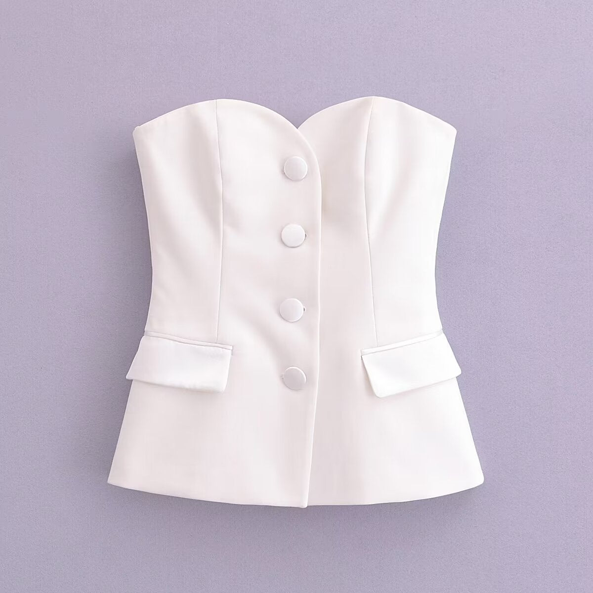 Women  Silk Satin Corset Top