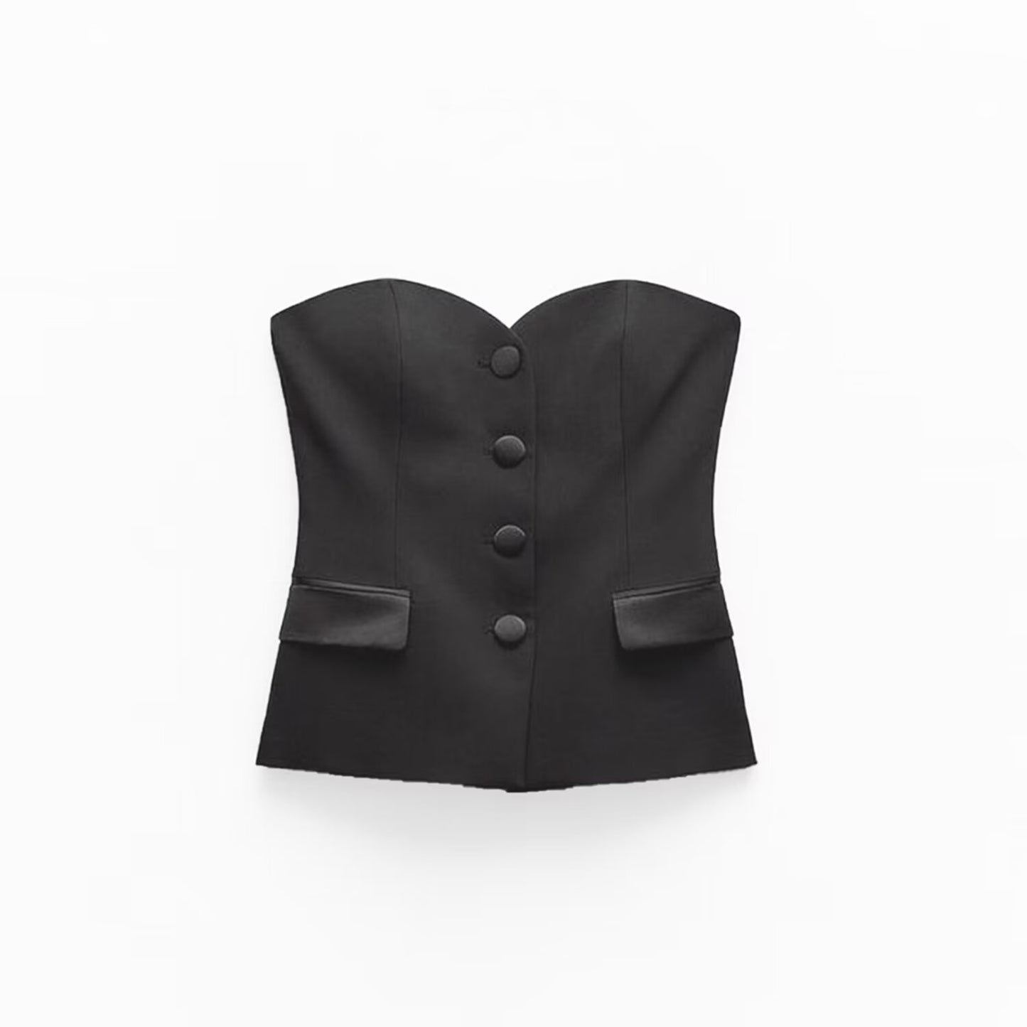 Women  Silk Satin Corset Top