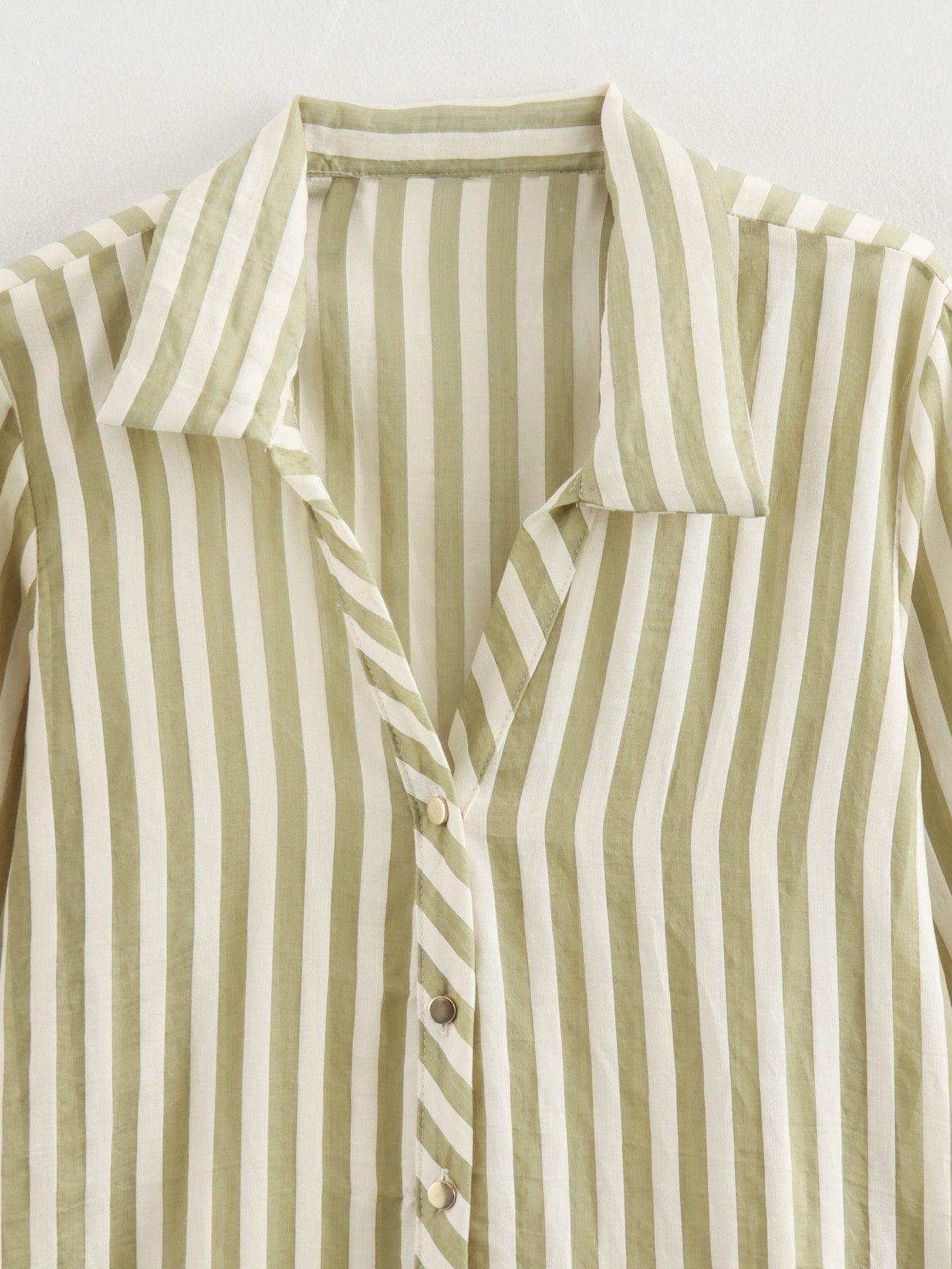 Women Striped Long Sleeve Shirt