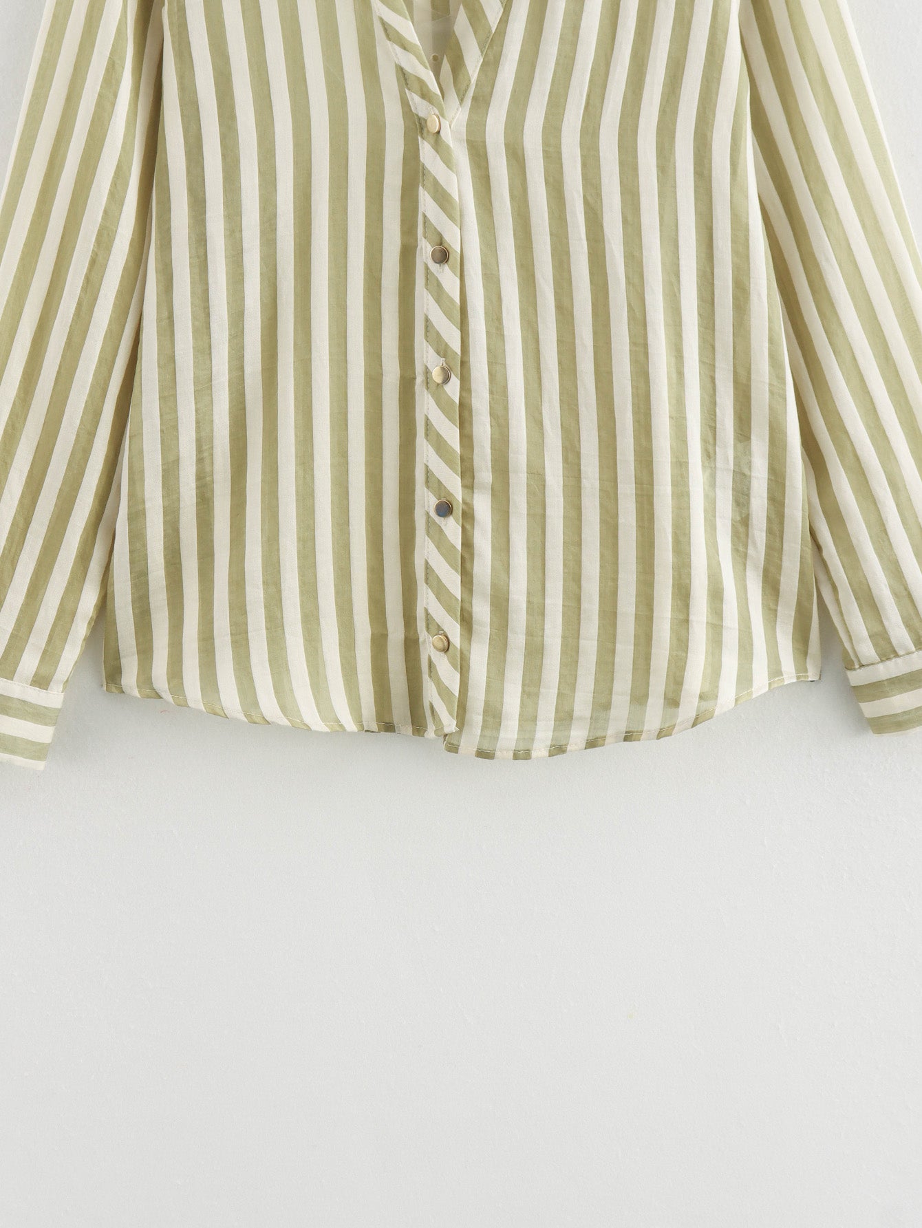 Women Striped Long Sleeve Shirt