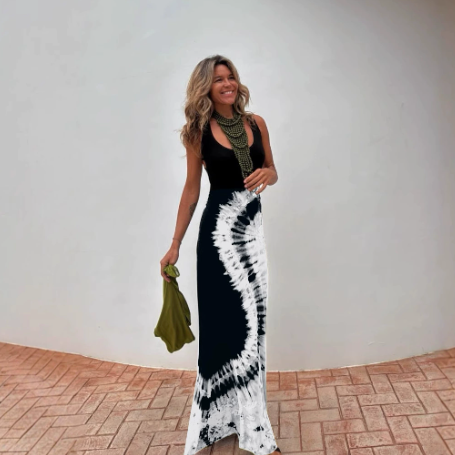 Sling Backless Cross Dress