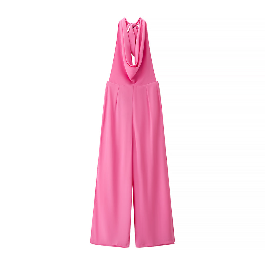 Summer Sexy  Halter Backless  Jumpsuit