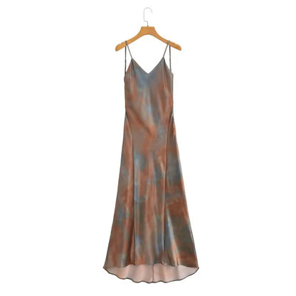 Silk Satin Texture Sling Dress