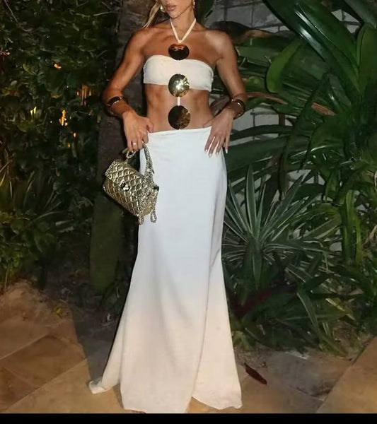 off Shoulder Sexy Cutout Dress