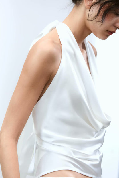 Textured Top Silk Satin