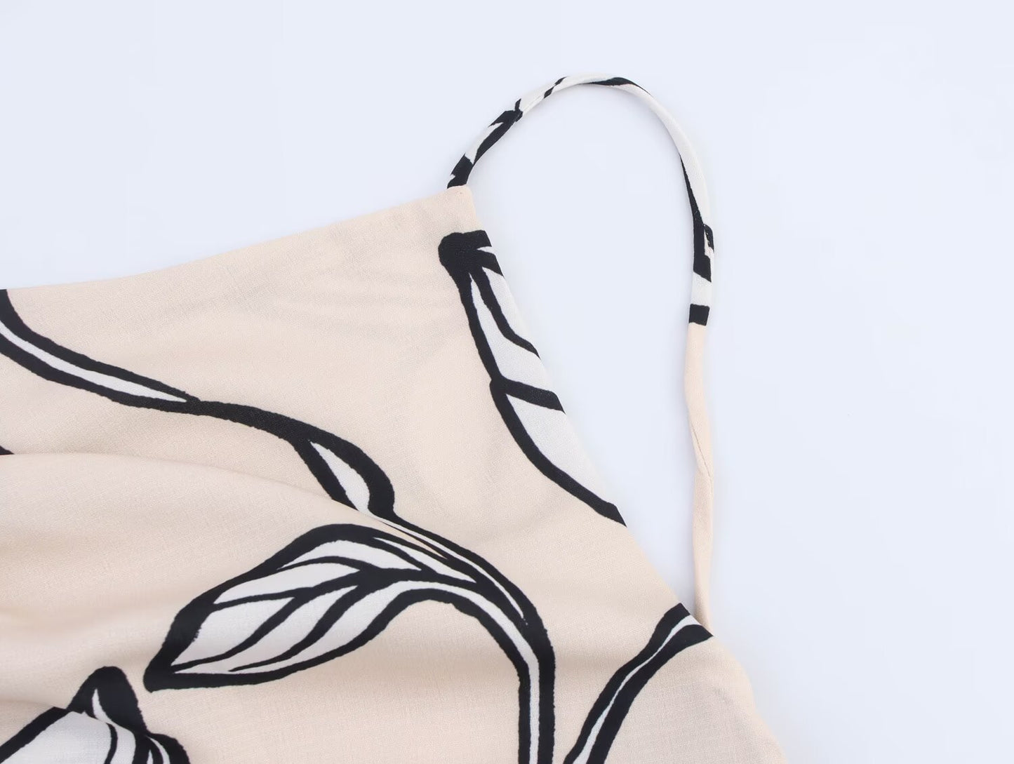 Fashionable Simple Linen Blended Backless Top