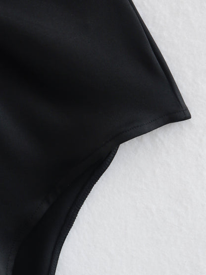 Open Design Backless Bodysuit