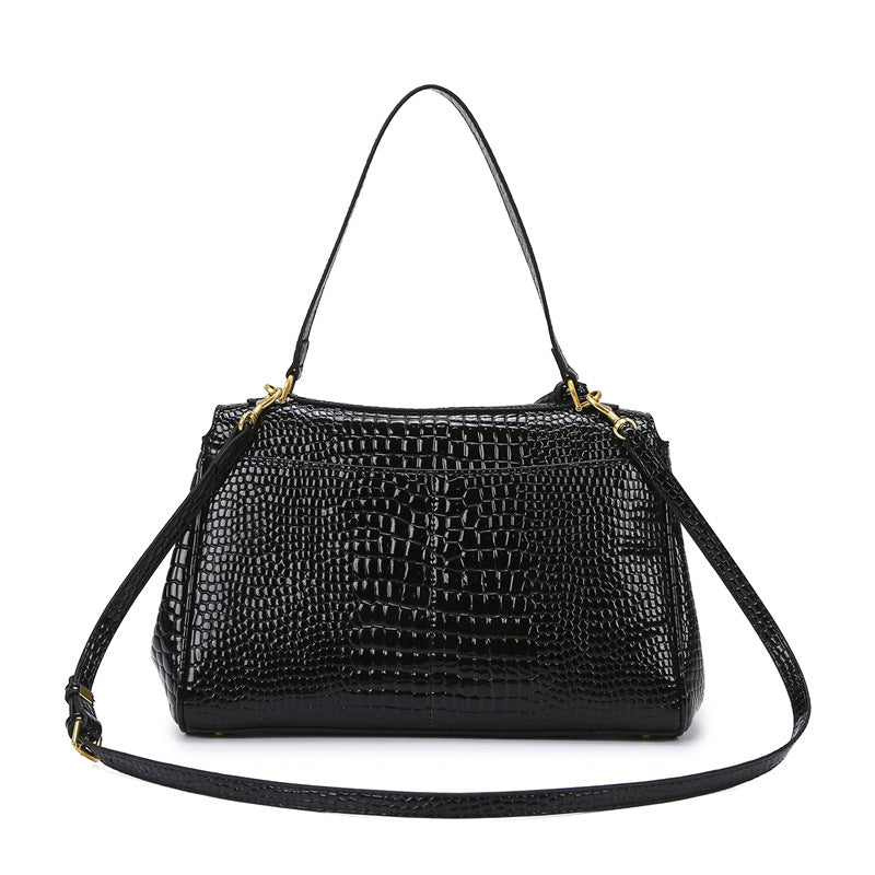Large Capacity Office Tote  Alligator Print