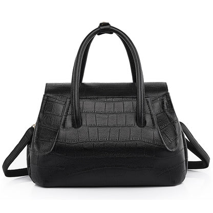 High Grade Crocodile Pattern  Multiple Compartment Bag