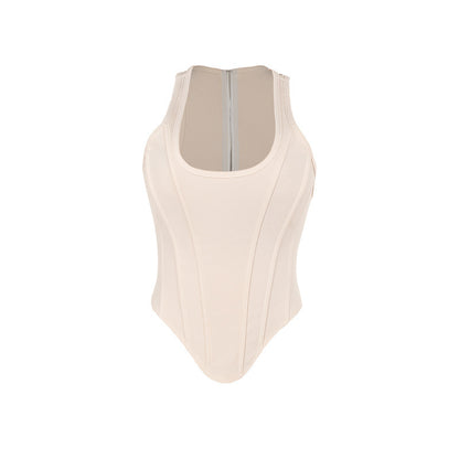 Casual Bodysuit  Vest