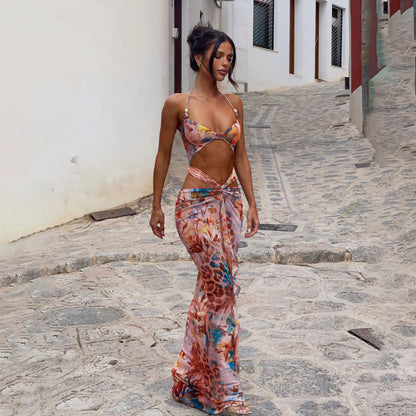 Orange Printed