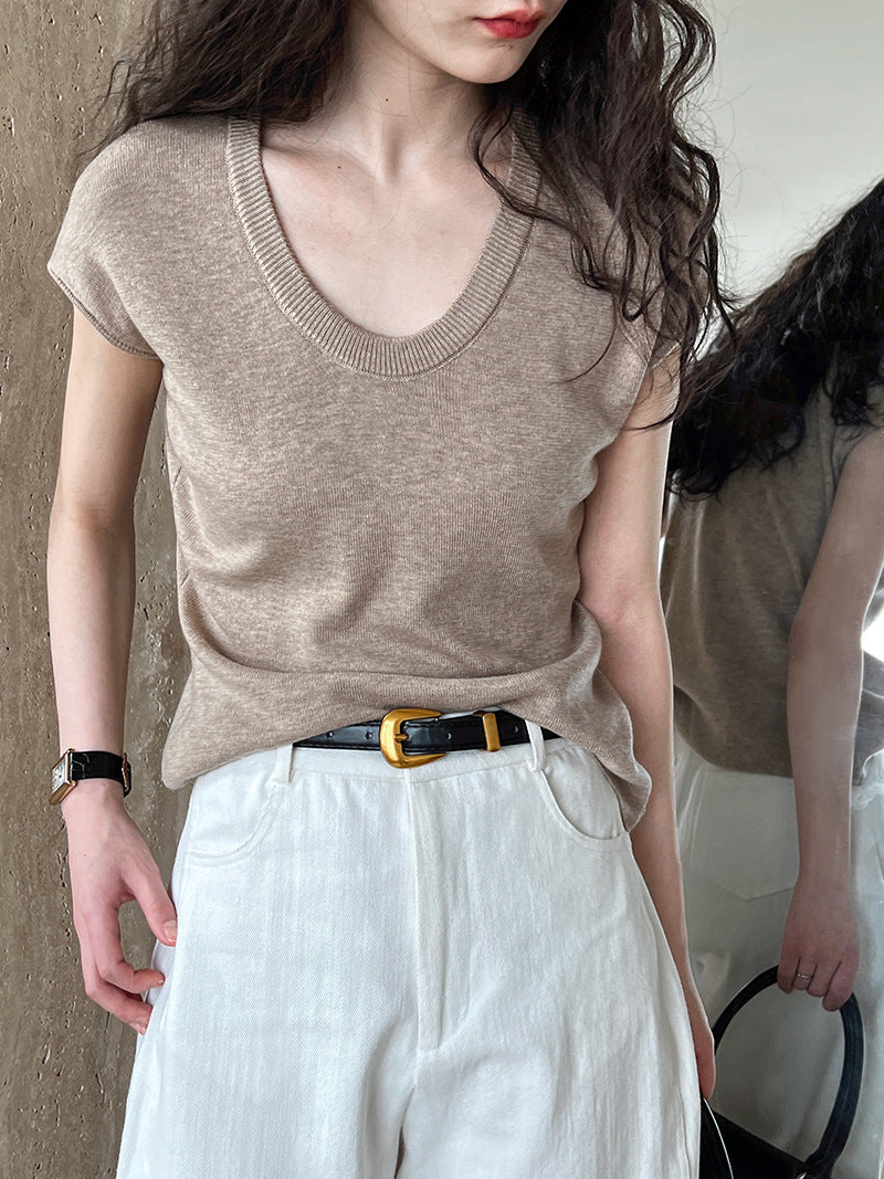 Women  Short-Sleeved T Shirt Top