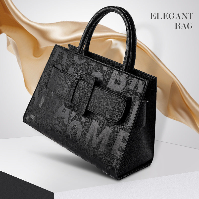 Letter Graphic Multipurpose Handbag