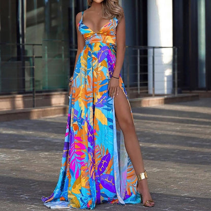 Stretch  Bohemian Maxi  Dresses