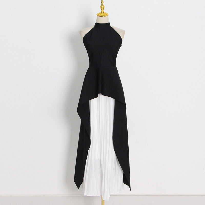 Backless Two-Piece Skirt Set