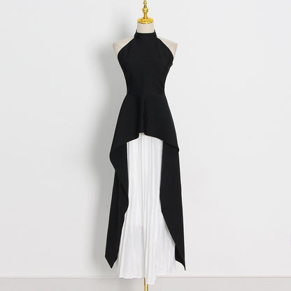 Backless Two-Piece Skirt Set