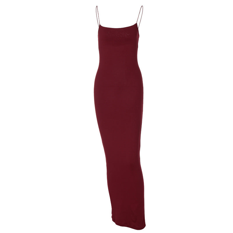 Sling Maxi Extra Slimming  Dress