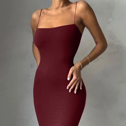 Sling Maxi Extra Slimming  Dress