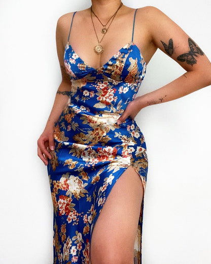 Floral Print Sexy Slim Strap Dress