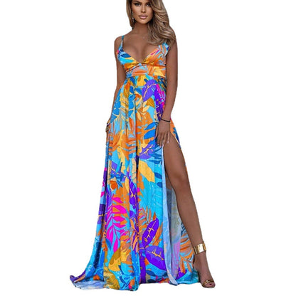 Stretch  Bohemian Maxi  Dresses