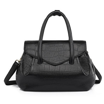High Grade Crocodile Pattern  Multiple Compartment Bag