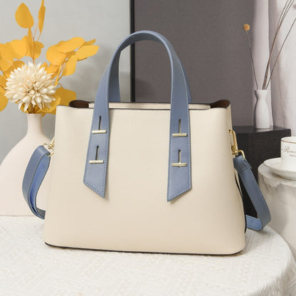 Beige with Blue