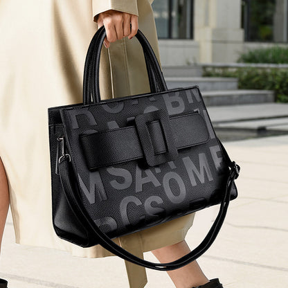 Letter Graphic Multipurpose Handbag