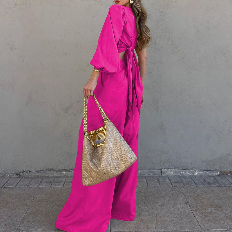 Nipped Waist Trousers Two Piece Set