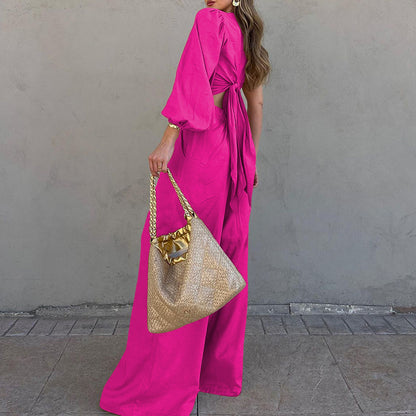 Nipped Waist Trousers Two Piece Set