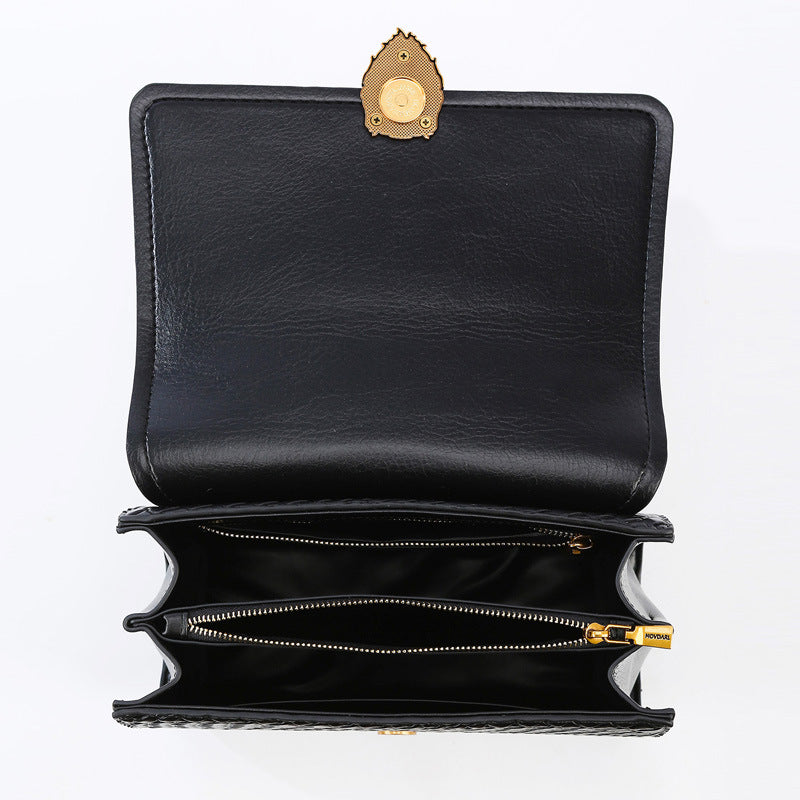 Luxury Texture Woven  High Grade Large Capacity Handbag