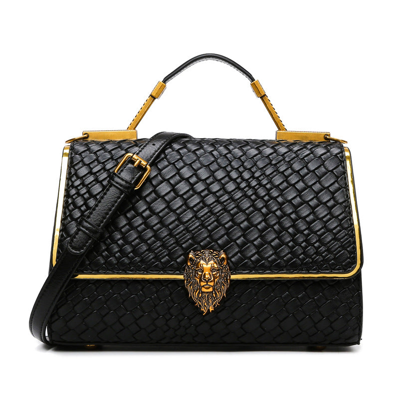 Luxury Texture Woven  High Grade Large Capacity Handbag