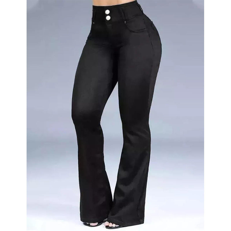 Black High-Waist Jeans