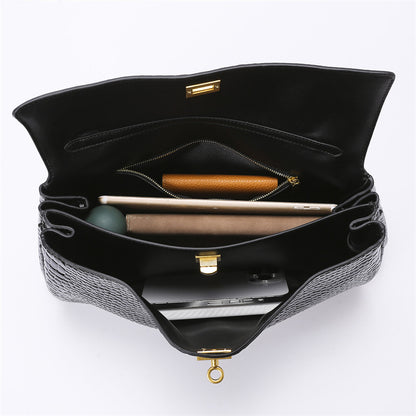 Large Capacity Office Tote  Alligator Print